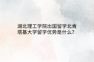 湖北理工學(xué)院出國留學(xué)北肯塔基大學(xué)留學(xué)優(yōu)勢是什么？