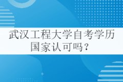 武漢工程大學(xué)自考學(xué)歷國家認(rèn)可嗎？